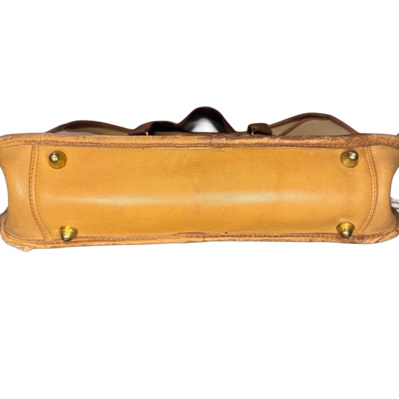 COACH RARE Vintage Coach Skinny Flight Satchel Twill NYC with Hang Tag - Picture 6 of 15